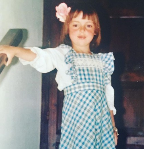 ally Nugent's childhood picture. early life, childhood